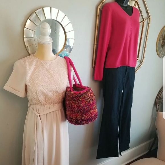 Women's Rare Runway Paris Tote Confetti Multicolored Rare Straw Raffia NWT - Picture 3 of 10